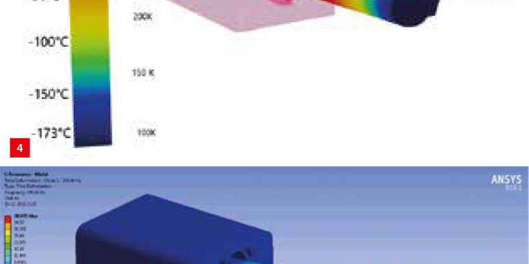 thermal LEM and modal analysis of the cryogenic micro-cooler design 
