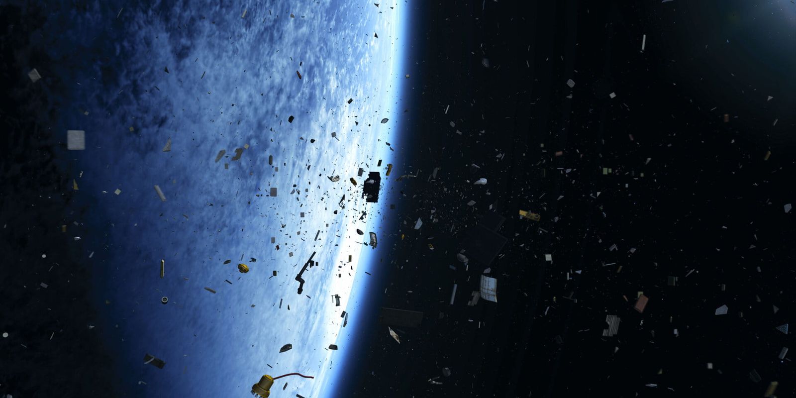 Image of space debris by ESA