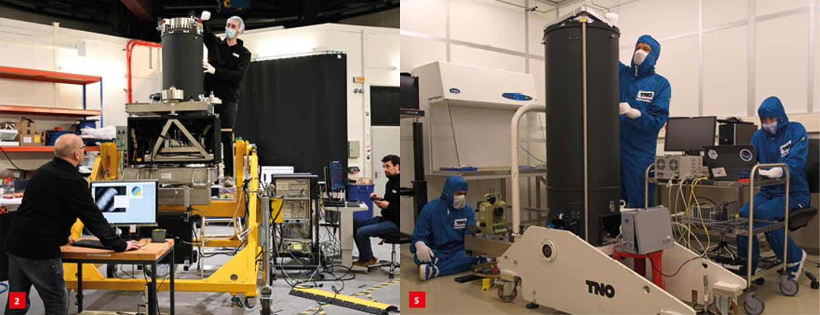 Test preparations with TNO and OTA final assembly