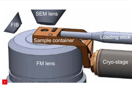 cryogenic sample holder for a microscopy system