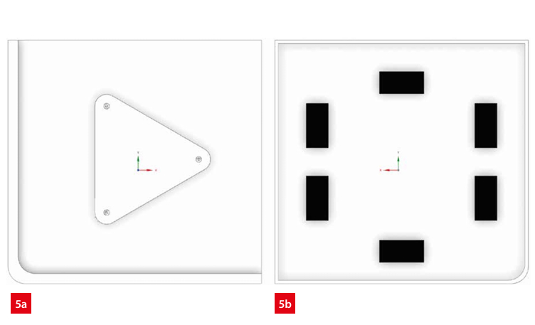 Short stroke of a wafer stage with two mirror edges